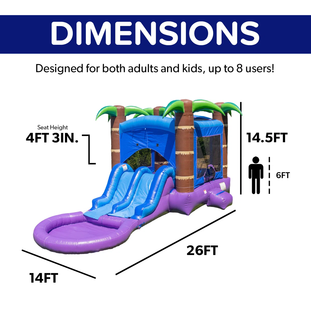 Tropical Bouncer with Slides β photo 4